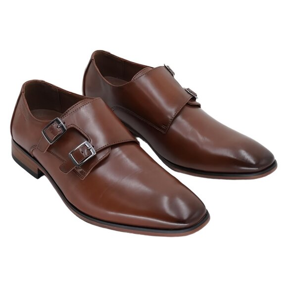 Tommy Hilfiger Double Monk Strap Loafers Medium Brown 8.5M main image 4